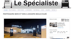 Desktop Screenshot of lespecialiste.fr